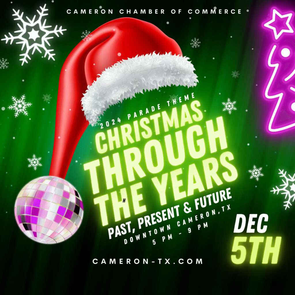 Annual Christmas Festival, Fireworks, & Parade in Cameron, TX 2024